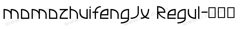 momozhuifengJx Regul字体转换
